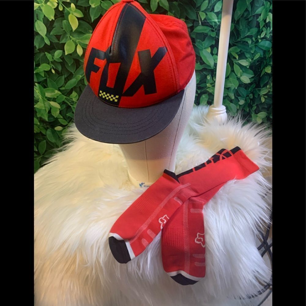 Fox Racing Hat and Socks